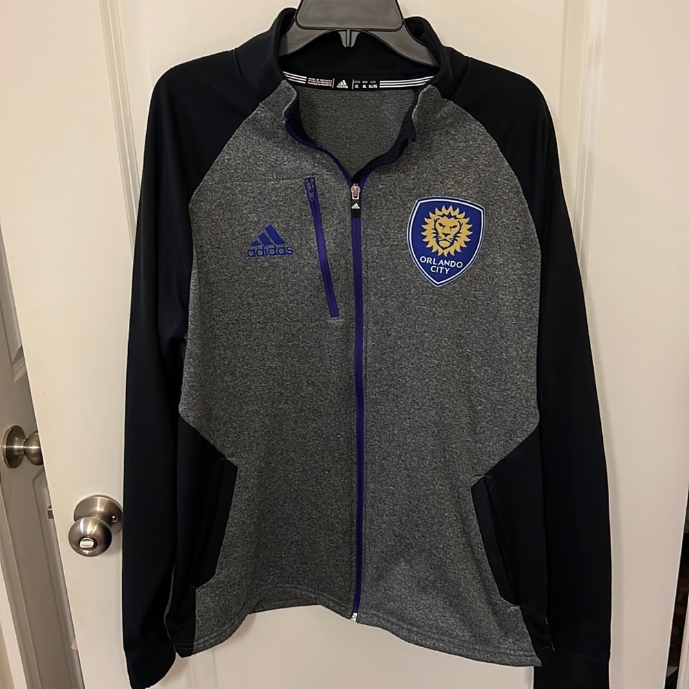 Adidas Orlando City FC MLS zip up jacket
